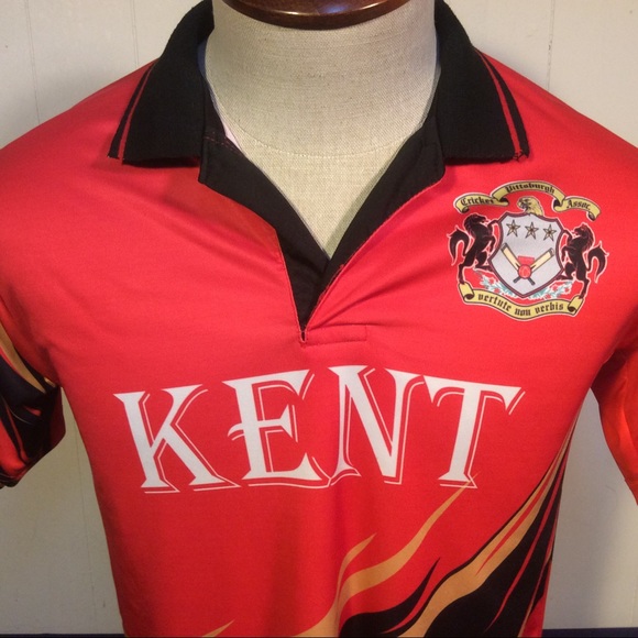 Kent Pittsburgh Cricket Association Jersey number 1 Khan Men’s size small - Picture 2 of 8